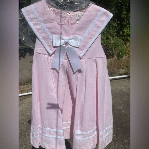 Pink Sailor Party Dress with matching purse. - Picture 4 of 4